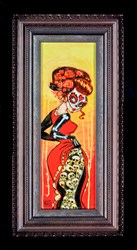 Inamorata by Todd White - Original Painting on Stretched Canvas sized 6x18 inches. Available from Whitewall Galleries